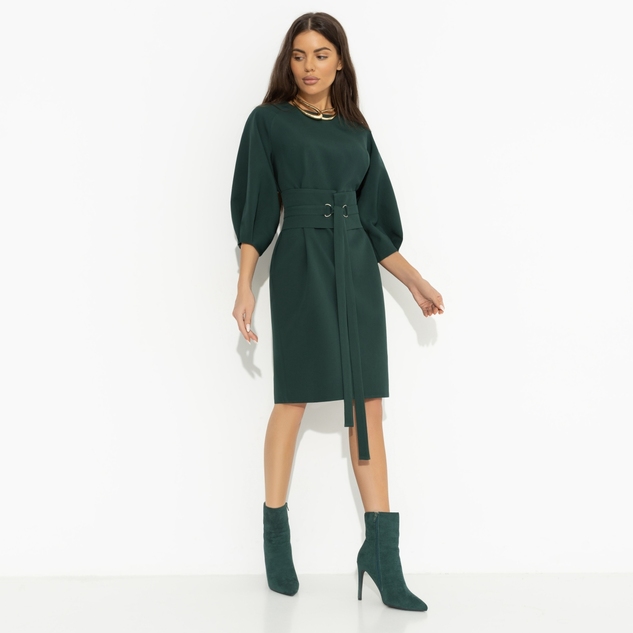 Платье Интересный подход (хвойный) 