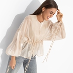 Жакет Вершина восхищения (бежевый). Состав: 100% полиэстер