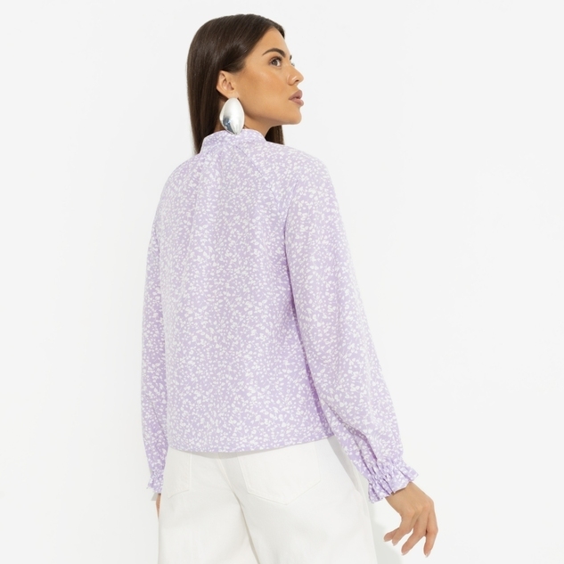 Блуза В лучшей роли (сиреневый) 