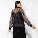 Бомбер Эпичный шик (black). Состав: 95% п/а, 5% спандекс