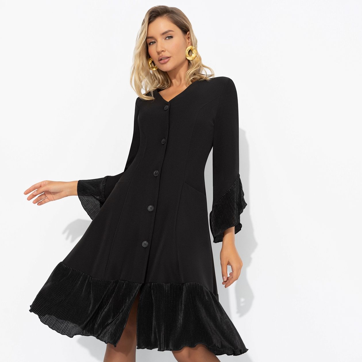 Платье Подобрано со вкусом (new). Состав: 60% п/э, 37% вискоза, 3% спандекс