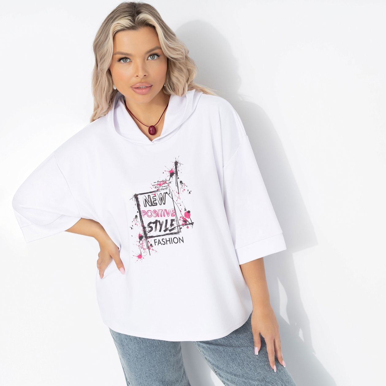 Футболка Раздать стиля. Состав: 65% п/э, 30% вискоза, 5% стрейч