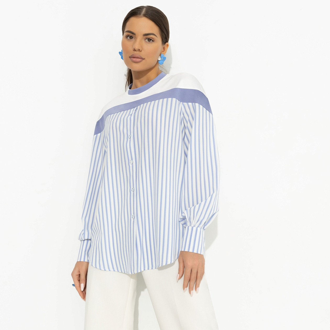 Всплеск эмоций (blue). Состав: 85% полиэстер, 10% вискоза, 3% эластан, 2% нейлон