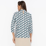 Блуза Вихрь комплиментов. Состав: 65% п/э, 30% вискоза, 5% эластан