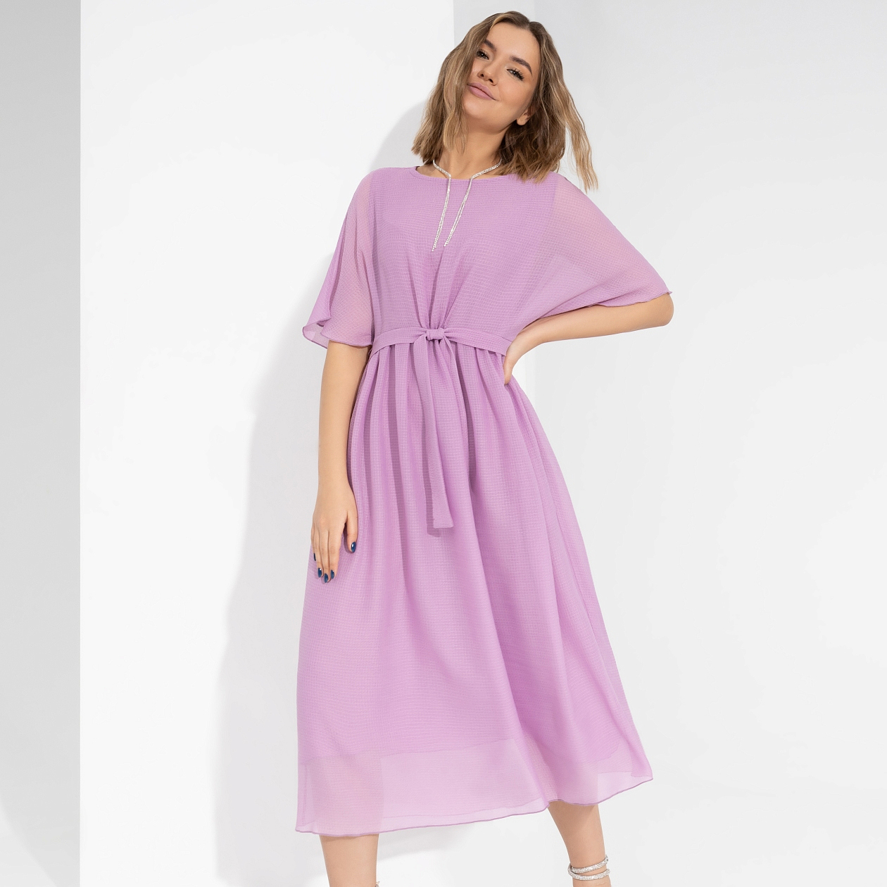 Платье Итальянский роман. Состав: 65% п/э, 30% вискоза, 5% спандекс