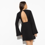 Платье Выходи за меня! (black). Состав: 60% полиэстер, 37% вискоза, 3% спандекс