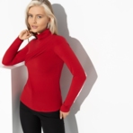 Водолазка Познакомимся поближе (red). Состав: 65% п/э, 30% вискоза, 5% спандекс