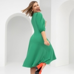 Платье Поэтичный пейзаж. Состав: 95% п/э, 5% спандекс