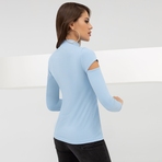 Водолазка Модный витамин (блю). Состав: 65% п/э, 30% вискоза, 5% спандекс