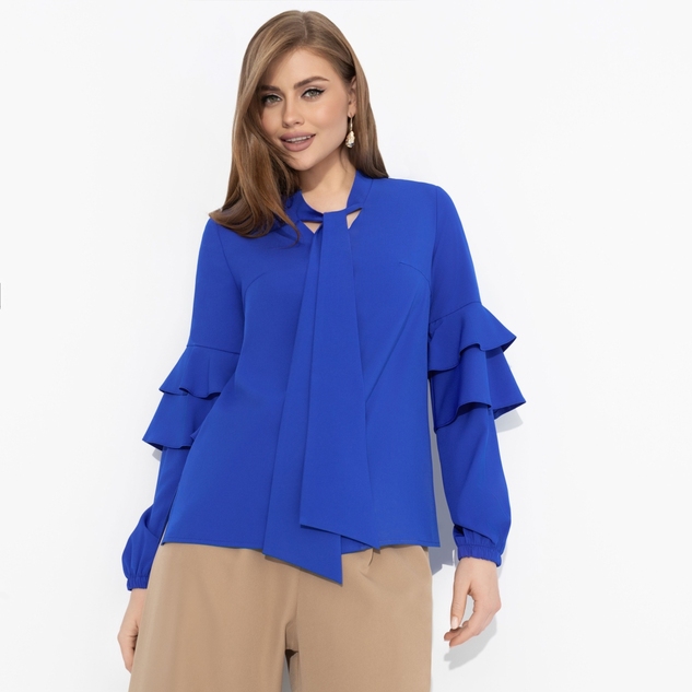 Блуза Без права на скуку (синяя) 