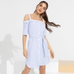 Сарафан Хочу на море (с поясом). Состав: 55% хлопок, 45% полиэстер