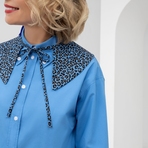 Стильный элемент (богиня). Состав: 60% п/э, 37% вискоза, 3% спандекс