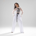 Брюки Lifestyle (шик, с поясом). Состав: 60% полиэстер, 37% вискоза, 3% спандекс