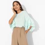 Блуза Молниеносная влюбленность (mint). Состав: 100 % вискоза