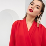 Блуза Гордость и убеждение (маковый цвет). Состав: 100% п/э