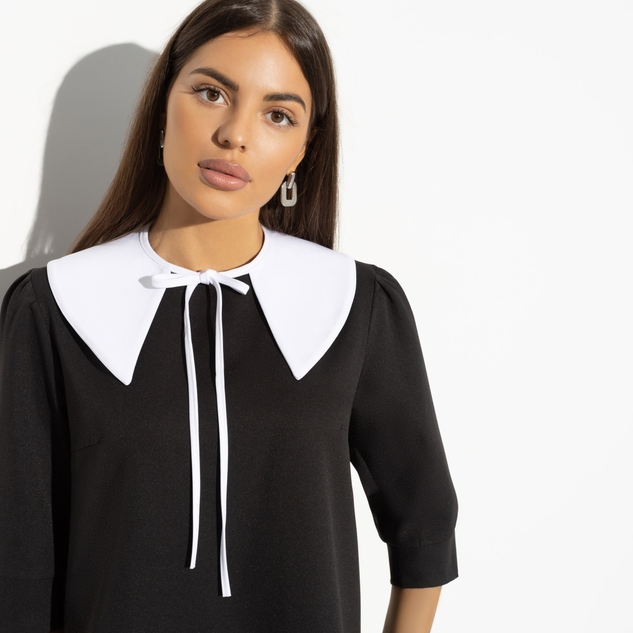 Платье Модное закулисье (2 в 1, с воротником) 