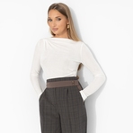 Лонгслив Линия утончённости. Состав: 95% п/э, 5% эластан