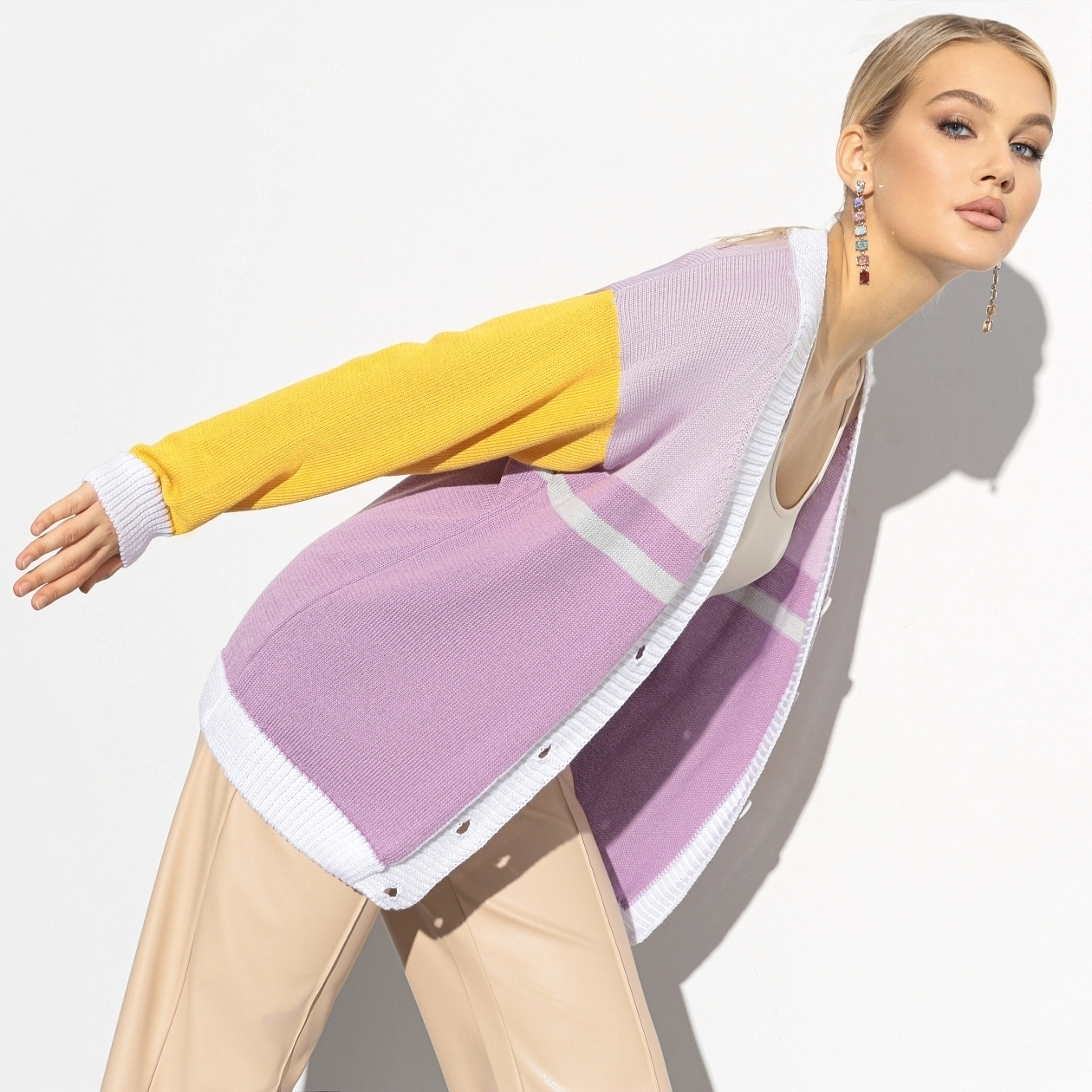 Залипательный look (orchid). Состав: 50% хлопок, 50% акрил