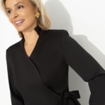 Платье Уйти чуть раньше (black). Состав: 65% п/э, 30% вискоза, 5% эластан