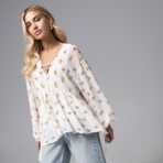 Блуза Секретный ингредиент. Состав: 98% п/э, 2% спандекс