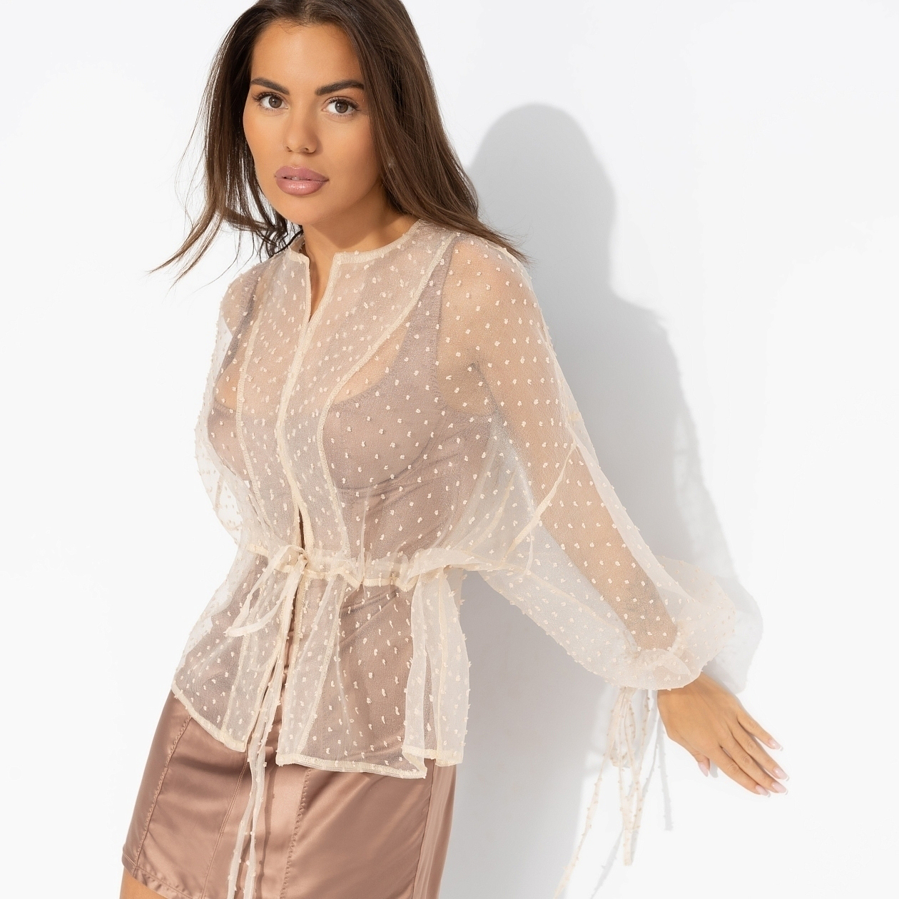 Жакет Вершина восхищения (молочный). Состав: 100% полиэстер