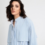 Вне конкуренции (beauty blue). Состав: 65% п/э, 30% вискоза, 5% спандекс