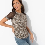 Футболка Талант перемен (animal). Состав: 65% п/э, 30% вискоза, 5% стрейч