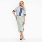 Водолазка Фирменное приветствие (серая). Состав: 46% вискоза, 28% п/э, 21% нейлон, 5% спандекс