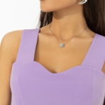 Безупречный силуэт (lilac). Купить женский Топ оптом от производителя.