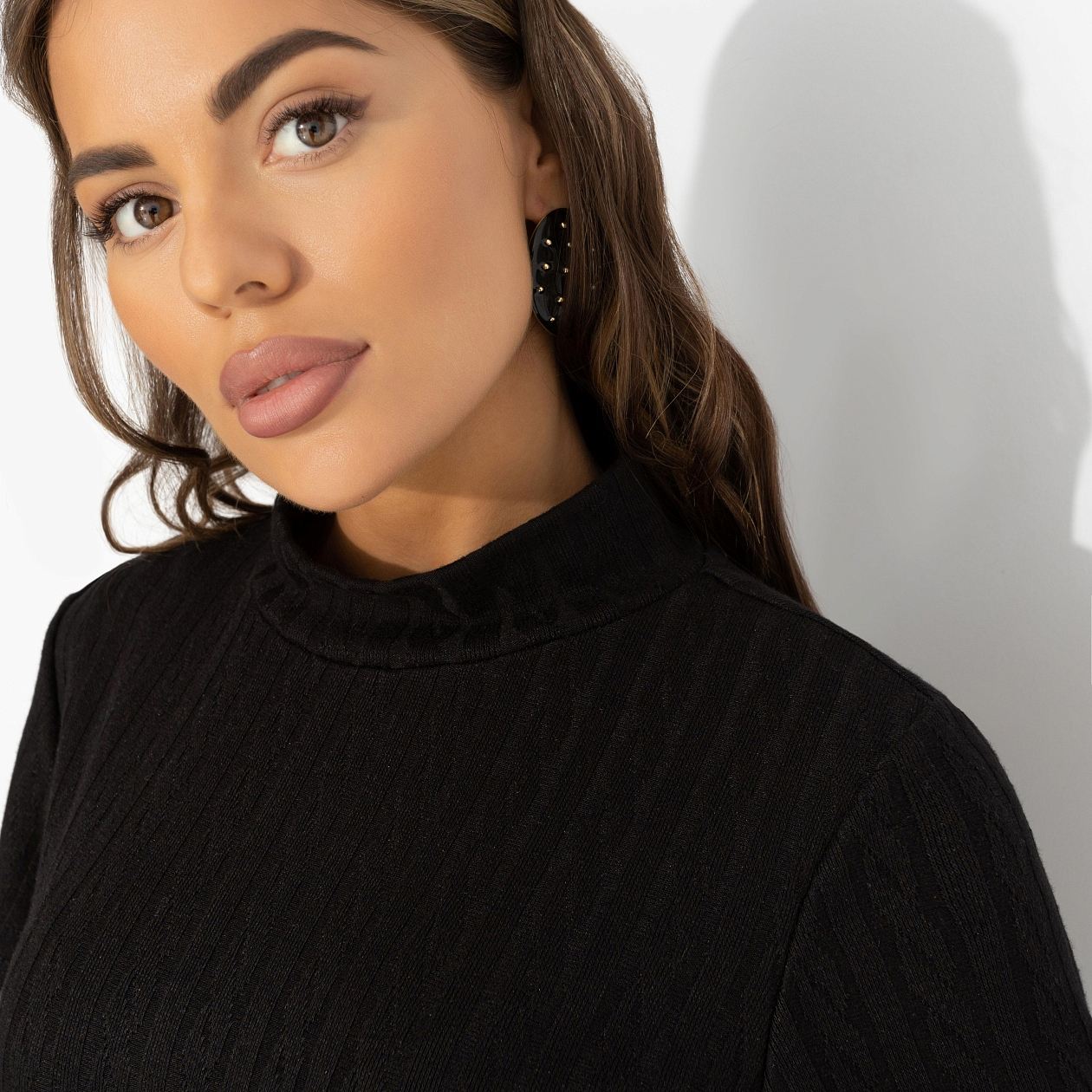 Платье Словно впервые (black). Состав: 75% нейлон, 22% хлопок, 3% спандекс