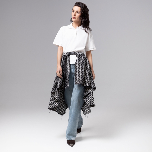 Юбка-килт Игра теней (серый) 