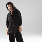 Пик элегантности (super black, с поясом). Состав: 90% хлопок, 10% вискоза