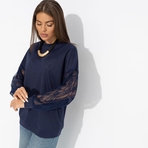 Роскошь без пафоса (синий). Состав: 65% п/э, 30% вискоза, 5% спандекс