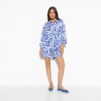 Брючный костюм Красочные истории (sky, 2 в 1). Состав: 50% вискоза, 50% хлопок