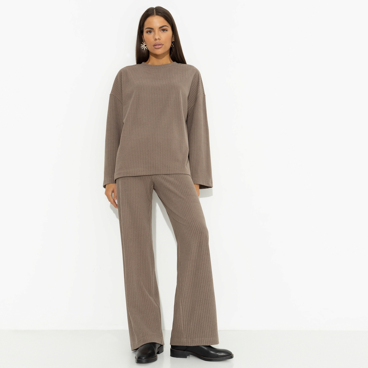 Брюки Сладкое воспоминание (new). Состав: 40% п/э, 35% вискоза, 20% акрил, 5% спандекс