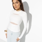 Лонгслив Скандально хороша. Состав: 65% п/э, 30% вискоза, 5% спандекс