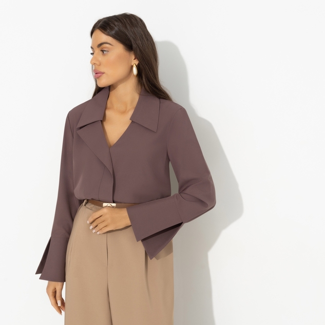 Блуза Амбассадор стиля (brown) 