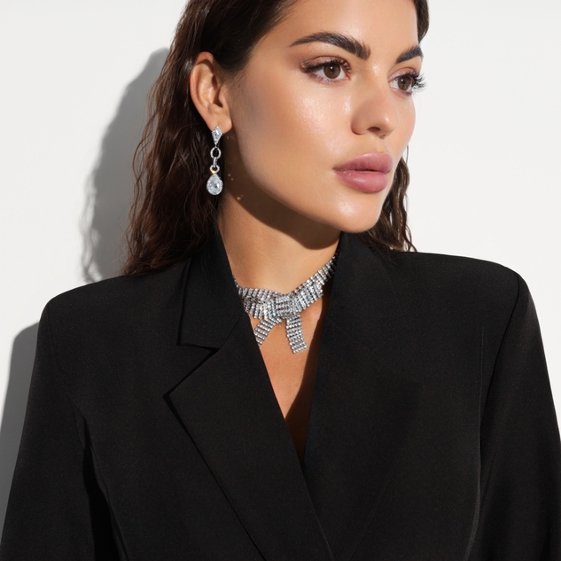 Платье Скрытые мотивы (total black) 