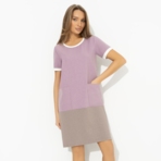 Платье Утонченность с характером. Состав: 80% п/э, 15% лен, 5% эластан