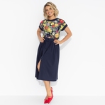 Комплект с юбкой Молодая и привлекательная (2 в 1, floral). Состав: 95% п/а, 5% эластан