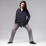 Путешествие начинается (синяя туманность). Состав: 65% п/э, 15% ангора, 15% акрил, 5% спандекс