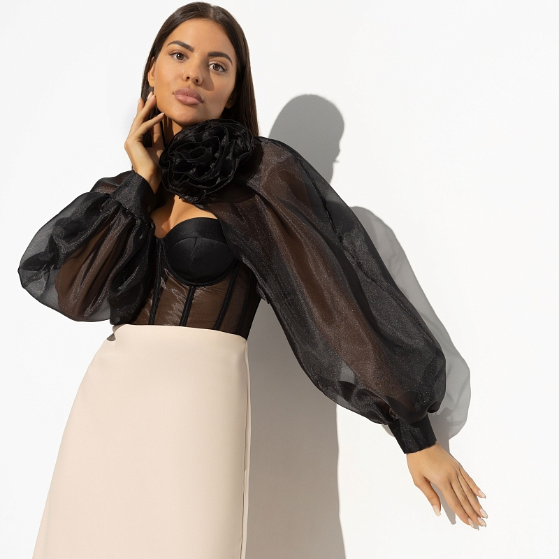 Болеро Деловой взгляд (lady, с брошкой). Состав: 100% полиэстер