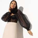 Болеро Деловой взгляд (lady, с брошкой). Состав: 100% полиэстер