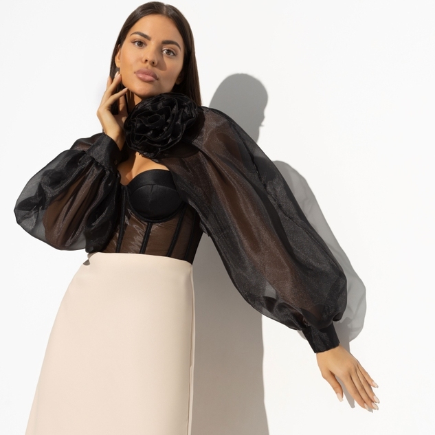 Болеро Деловой взгляд (lady, с брошкой) 