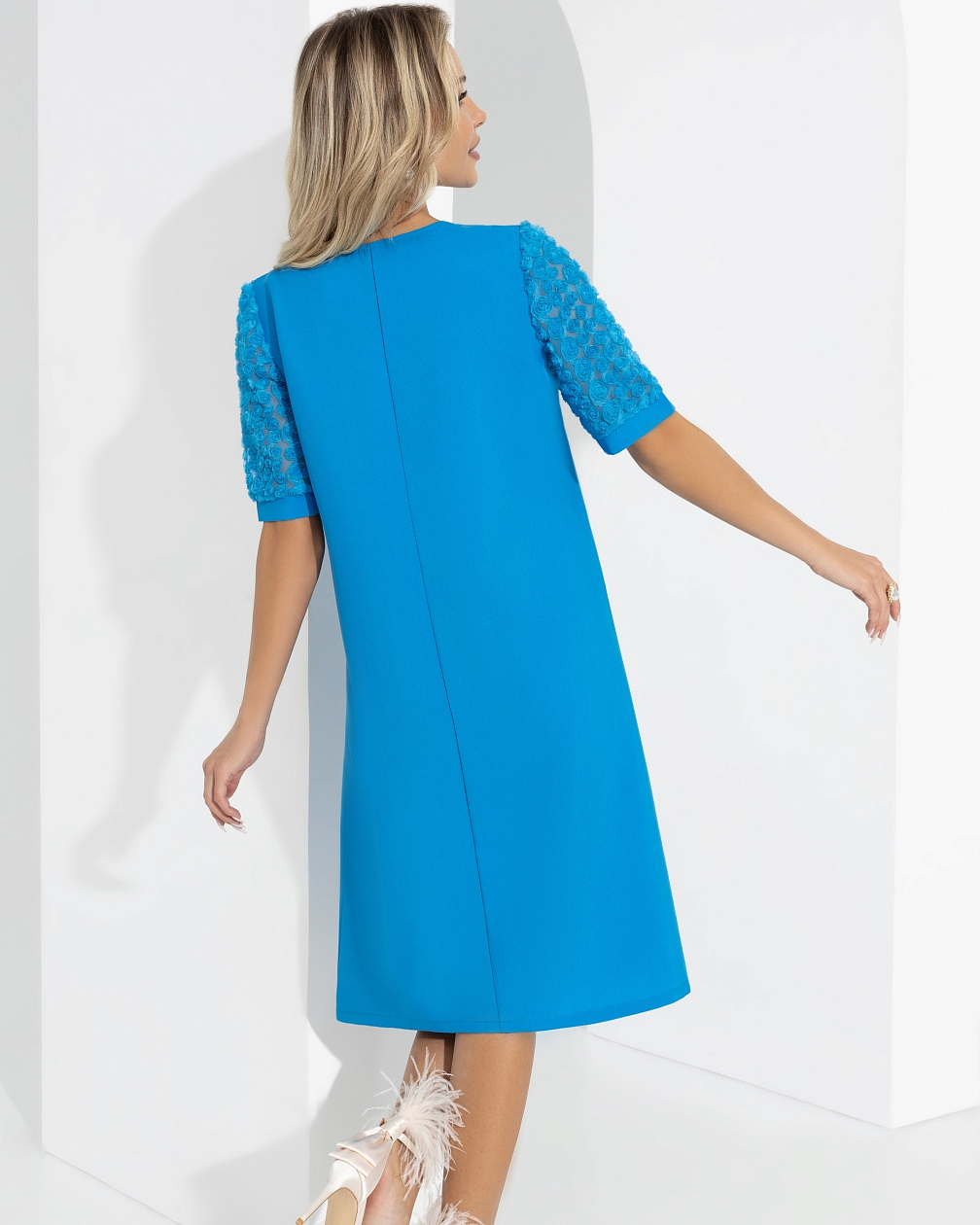 Платье Счастливая я. Состав: 96% п/э, 4% эластан