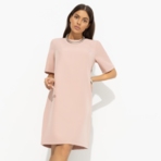 Платье Виртуальные будни (pink). Состав: 60% п/э, 37% вискоза, 3% спандекс
