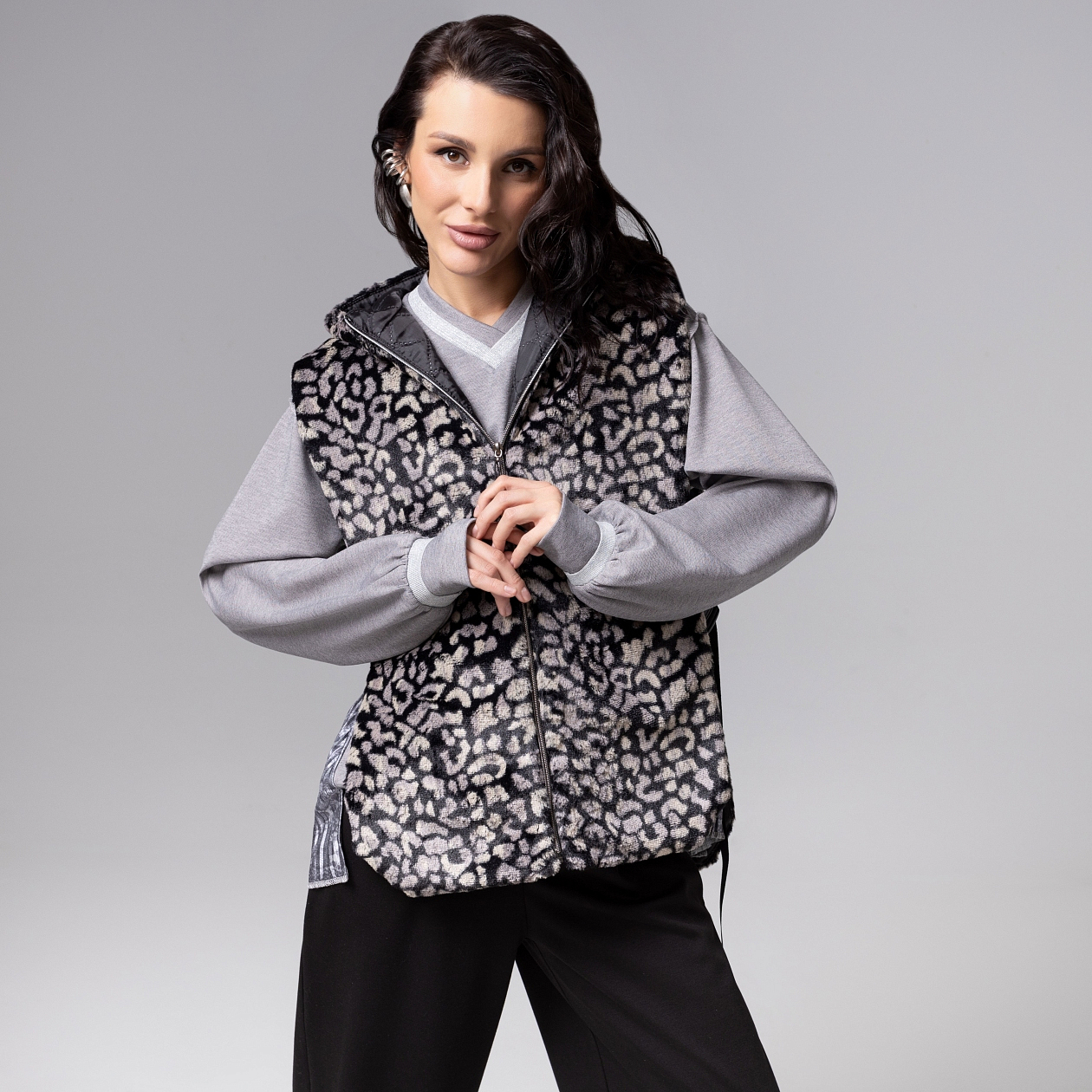 Будь в центре (леопард). Состав: 100% п/э