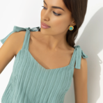 Комбинезон А так интересней (turquoise). Состав: 60% вискоза, 35% п/э, 5% эластан