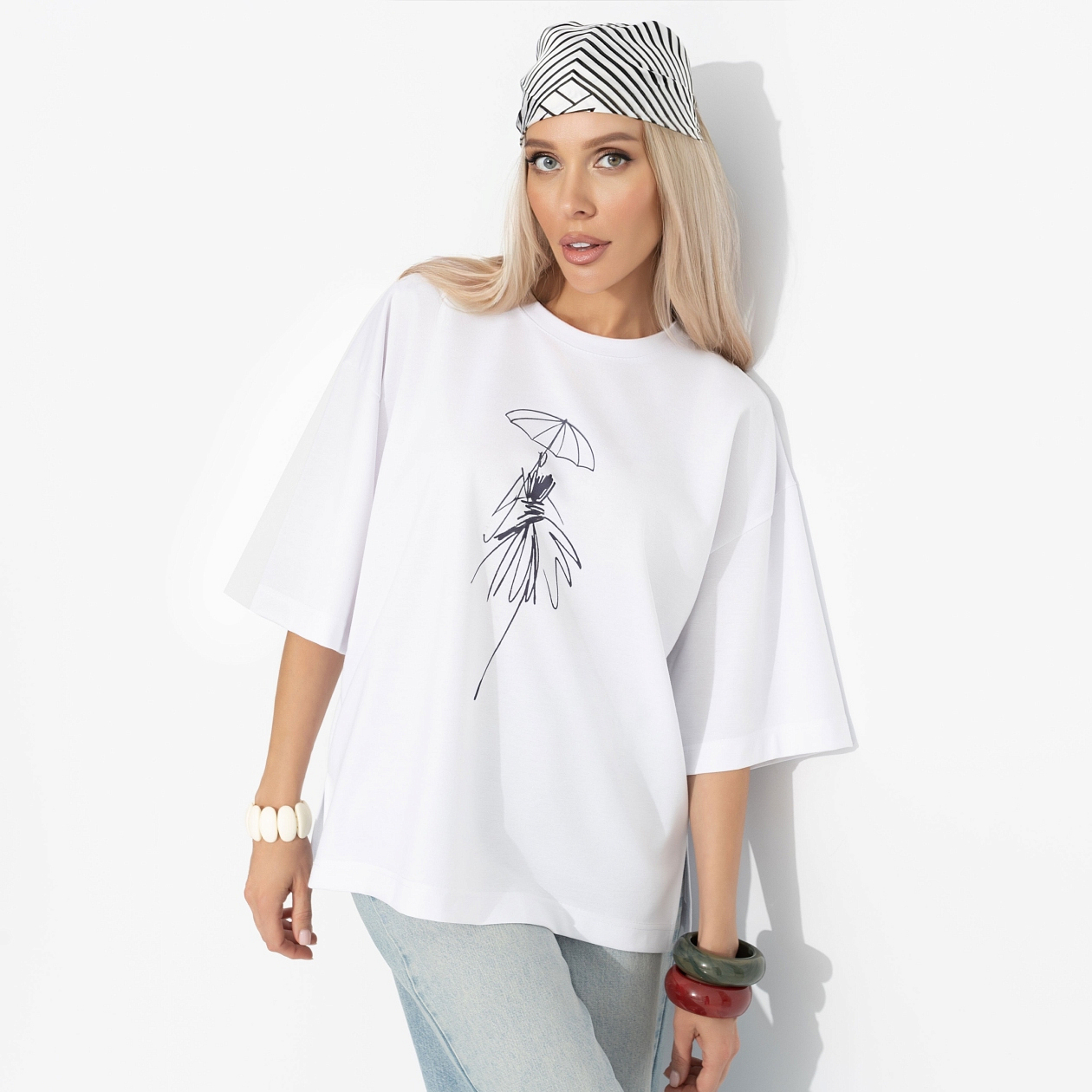 Футболка Мода-мания (фьюжн). Состав: 65% п/э, 30% вискоза, 5% стрейч