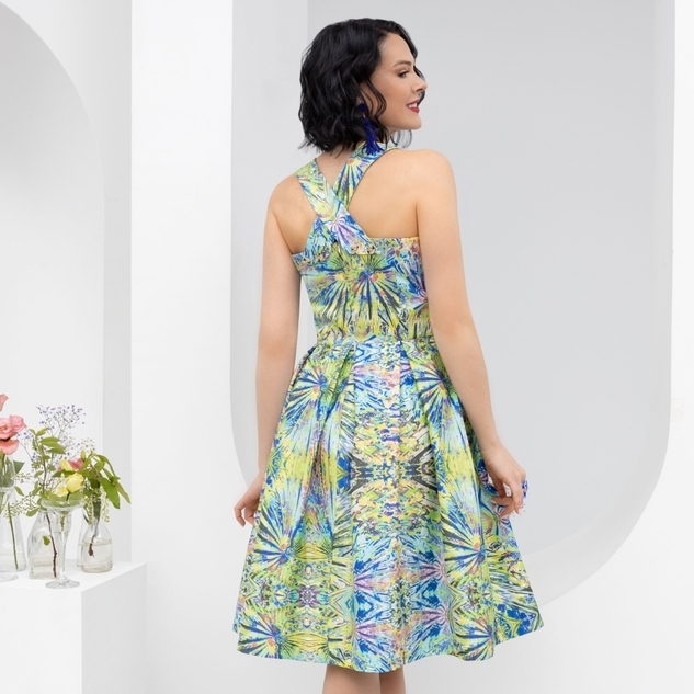 Сарафан Любуюсь в отражение (акварель) 